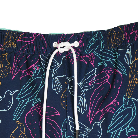 Bonobos Swim Trunks Men Large Blue Pull On Birds Tropical Pockets Board Shorts - Picture 2 of 9